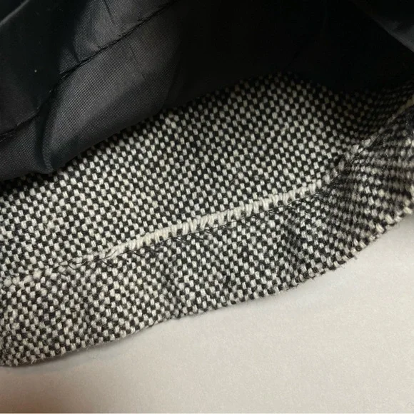 Vintage Coat Women‎ Gray Car Coat Button-Up Pockets Fall Winter Lined Classic - Picture 11 of 13